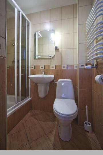 Фото номера Двухместный номер с 1 кроватью или 2 отдельными кроватями Отели типа «постель и завтрак» Willa Park г. Закопане 29