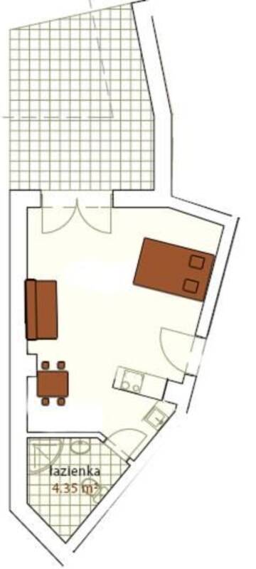 Фото номера Номер-студио с террасой Апартаменты Apartamenty Smrekowa Tatry Zakopane г. Закопане 13