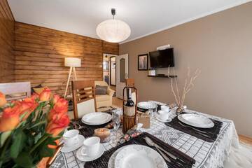 Фото номера Апартаменты с 3 спальнями, вид на горы - 3 Zborowskiego Апартаменты Apartamenty Frajda Zakopane г. Закопане 10
