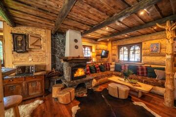 Фото номера Шале с двумя спальнями Шале Mountain Shelter г. Закопане 10