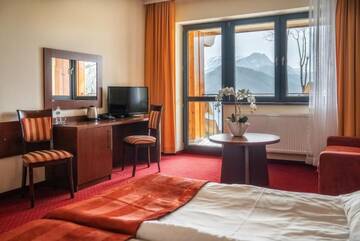 Фото номера Одноместный номер Отель Hotel Tatra г. Закопане 7