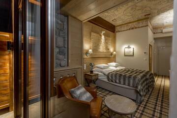 Фото номера Двухместный номер &quot;Ренессанс&quot; с 1 кроватью Отель Aries Hotel &amp; SPA Zakopane г. Закопане 2