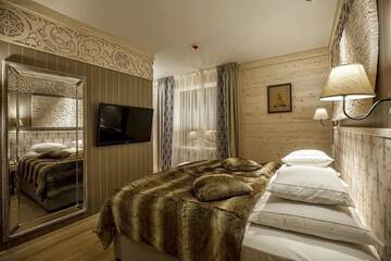 Фото номера Люкс Tatra Отель Aries Hotel &amp; SPA Zakopane г. Закопане 4