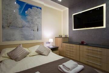 Фото номера Апартаменты с 2 спальнями и балконом Апартаменты Aqua Park Residence г. Закопане 5