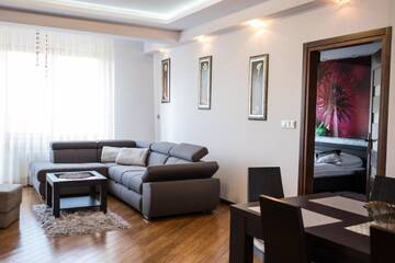Фото номера Апартаменты с 2 спальнями и балконом Апартаменты Aqua Park Residence г. Закопане 6