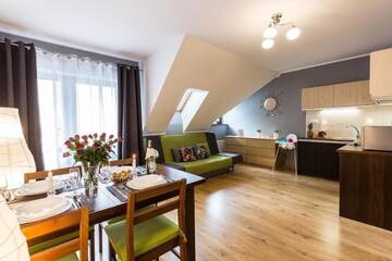 Фото номера Апартаменты с 1 спальней и балконом Апартаменты Apart-Styl Apartamenty Zakopane г. Закопане 19