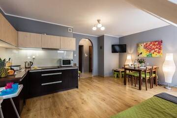 Фото номера Апартаменты с 1 спальней и балконом Апартаменты Apart-Styl Apartamenty Zakopane г. Закопане 9