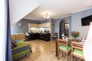 Фото номера Апартаменты с 1 спальней и балконом Апартаменты Apart-Styl Apartamenty Zakopane г. Закопане 12