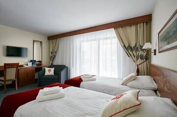Фото номера Двухместный номер с 2 отдельными кроватями Отель Hotel Logos г. Закопане 7
