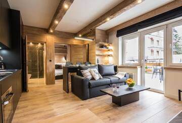 Фото номера Апартаменты с террасой (для 4 взрослых) Апартаменты Apartamenty Krzeptowskiego Zakopane г. Закопане 3