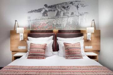 Фото номера Улучшенный двухместный номер с 1 кроватью Отель Hotel Aquarion Zakopane г. Закопане 4