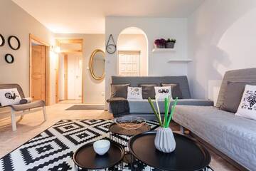 Фото номера Апартаменты с 1 спальней Апартаменты Rent like home - Bulwary Słowackiego г. Закопане 15