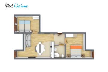 Фото номера Апартаменты с 2 спальнями Апартаменты Rent like home - Małaszyńskiego г. Закопане 9