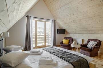 Фото номера Шале с 3 спальнями Шале Tatra Wood House г. Закопане 22
