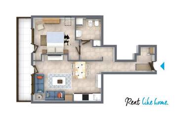 Фото номера Апартаменты Апартаменты Rent Like Home - Centrum 16 г. Закопане 45