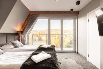 Фото номера Апартаменты в пентхаусе Апартаменты Apartament Giewont House &amp; Spa z Sauną Zakopane г. Закопане 78