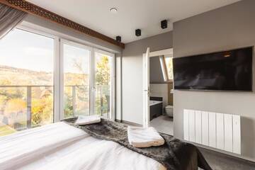 Фото номера Апартаменты в пентхаусе Апартаменты Apartament Giewont House &amp; Spa z Sauną Zakopane г. Закопане 76