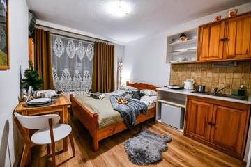 Фото номера Номер-студио Делюкс с кроватью размера &quot;king-size&quot; Апартаменты Willa Bachledówka г. Закопане 5