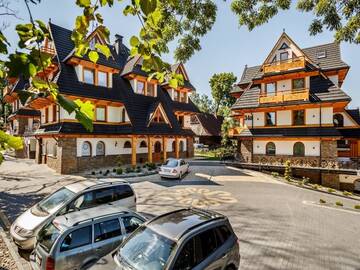 Фото номера Улучшенные апартаменты-студио Апартаменты TatryTop Zakopiańskie Tarasy Premium &amp; SPA г. Закопане 17