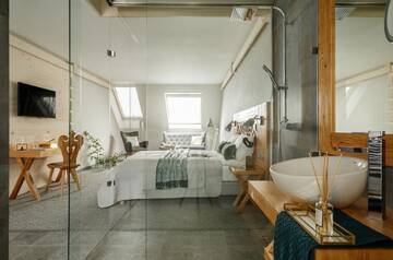Фото номера Стандартный семейный номер Отели типа «постель и завтрак» Villa Nova г. Закопане 4