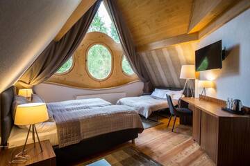 Фото номера Четырехместный номер &quot;Комфорт&quot; Отели типа «постель и завтрак» Villa Belweder г. Закопане 4