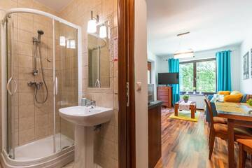 Фото номера Апартаменты с 1 спальней и террасой Апартаменты Apartament Olivia Zakopane г. Закопане 17