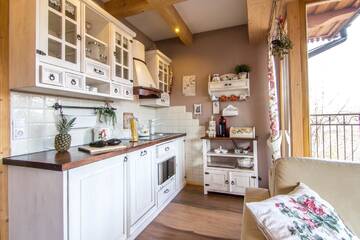 Фото номера Апартаменты с 1 спальней и террасой Апартаменты Apartamenty Tatra View Zakopane г. Закопане 6