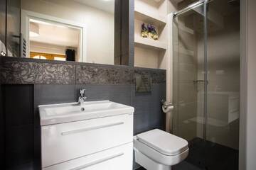 Фото номера Двухместный номер с 1 кроватью и террасой Апартаменты Domek za Strugiem - pokoje i apartamenty г. Закопане 9