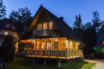 Фото номера Шале с двумя спальнями Дома для отпуска Domek Babcynówka г. Закопане 10