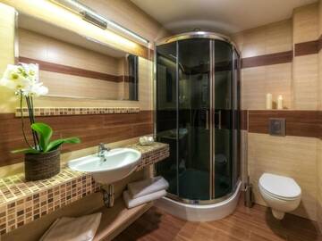 Фото номера Стандартный двухместный номер с 1 кроватью Отель Hotel Korona Tatr г. Закопане 6
