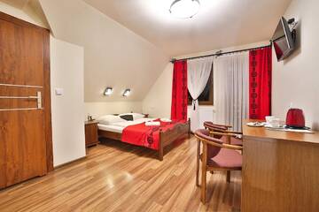 Фото номера Двухместный номер с 1 кроватью и видом на горы Гостевой дом Grand Podhale Resort&amp;Spa г. Закопане 6