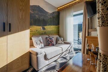 Фото номера Семейный номер с видом на горы Отели типа «постель и завтрак» Serce Tatr Residence Zakopane - blisko Krupówek г. Закопане 8
