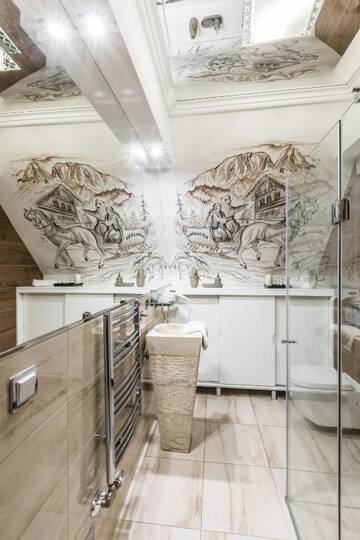 Фото номера Апартаменты с 2 спальнями - Здание B Апартаменты Zakopiańskie Tarasy SPA г. Закопане 19