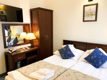 Фото номера Двухместный номер с 1 кроватью Отель Hotel Patria Zakopane г. Закопане 4