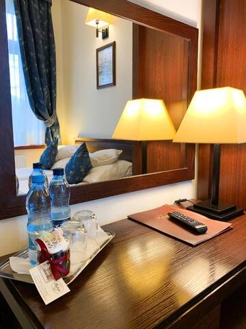 Фото номера Небольшой двухместный номер с 1 кроватью Отель Hotel Patria Zakopane г. Закопане 4