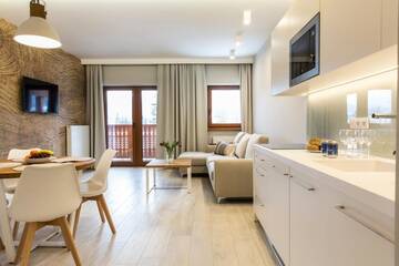 Фото номера Апартаменты Делюкс с видом на горы Апарт-отели Royal Hill Residence г. Закопане 5