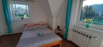 Фото номера Двухместный номер с 1 кроватью Проживание в семье Pokoje Gościnne Przeklasa Paweł г. Закопане 7