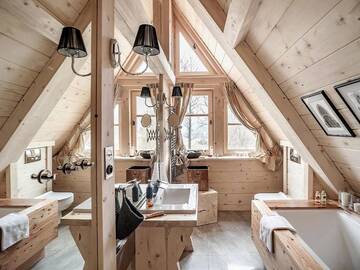 Фото номера Шале с двумя спальнями Шале GÓRSKA OSADA Beautiful Chalets Zakopane г. Закопане 32